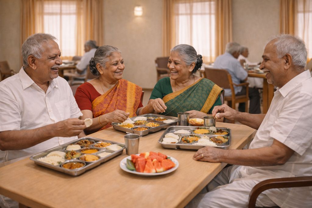 Nutritious home-cooked meals at John Bosco Care Home