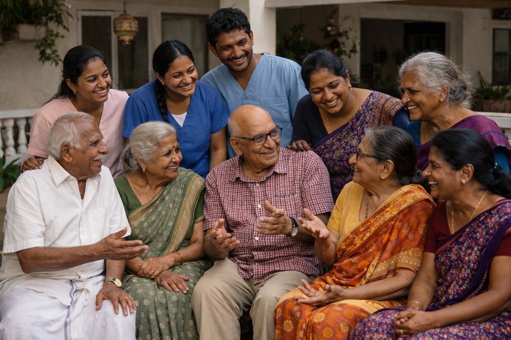 Affordable old age home care packages and pricing at John Bosco elder care facility Chennai